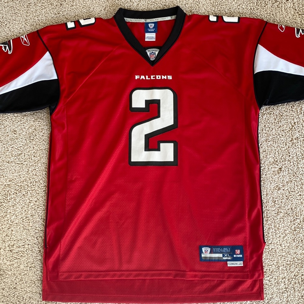Atlanta falcons on field reekbok Matt Ryan jersey